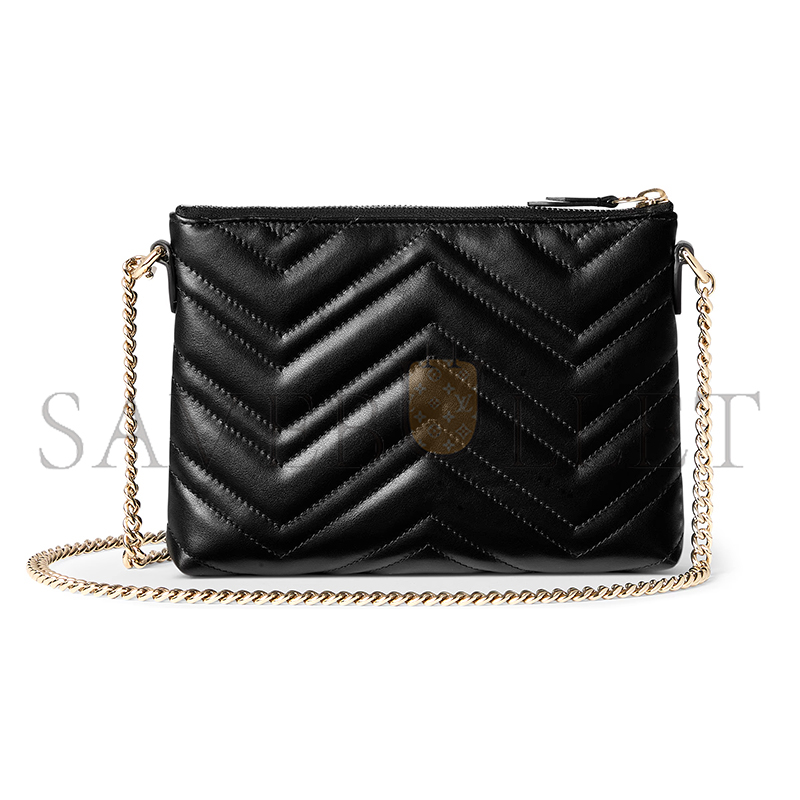 GUCCI GG MARMONT POCHETTE WITH CHAIN ‎837742 (21*15*3.5cm)